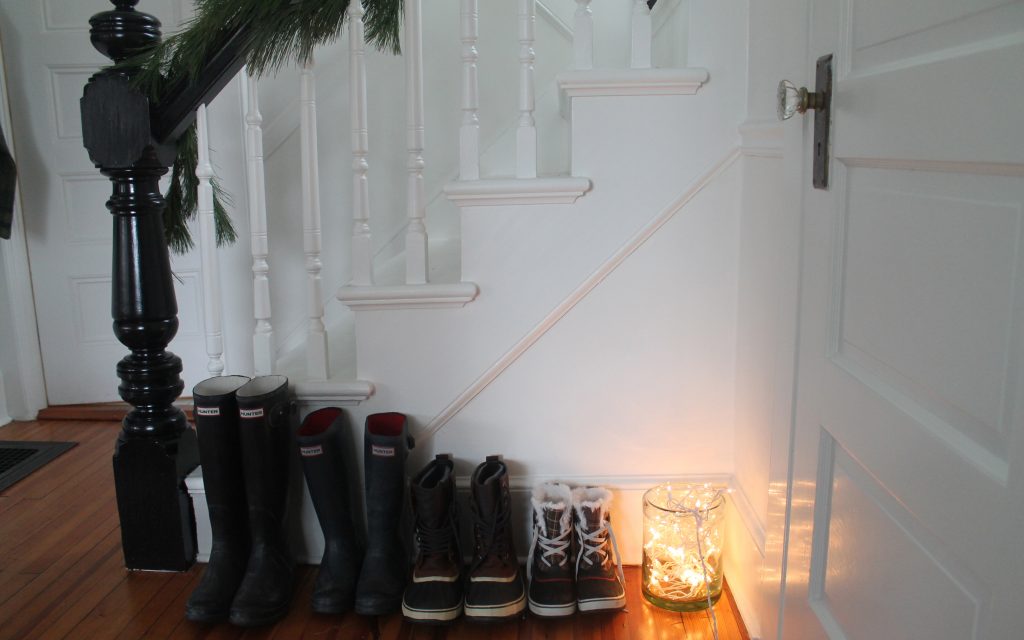Hunter rain boots and sorels