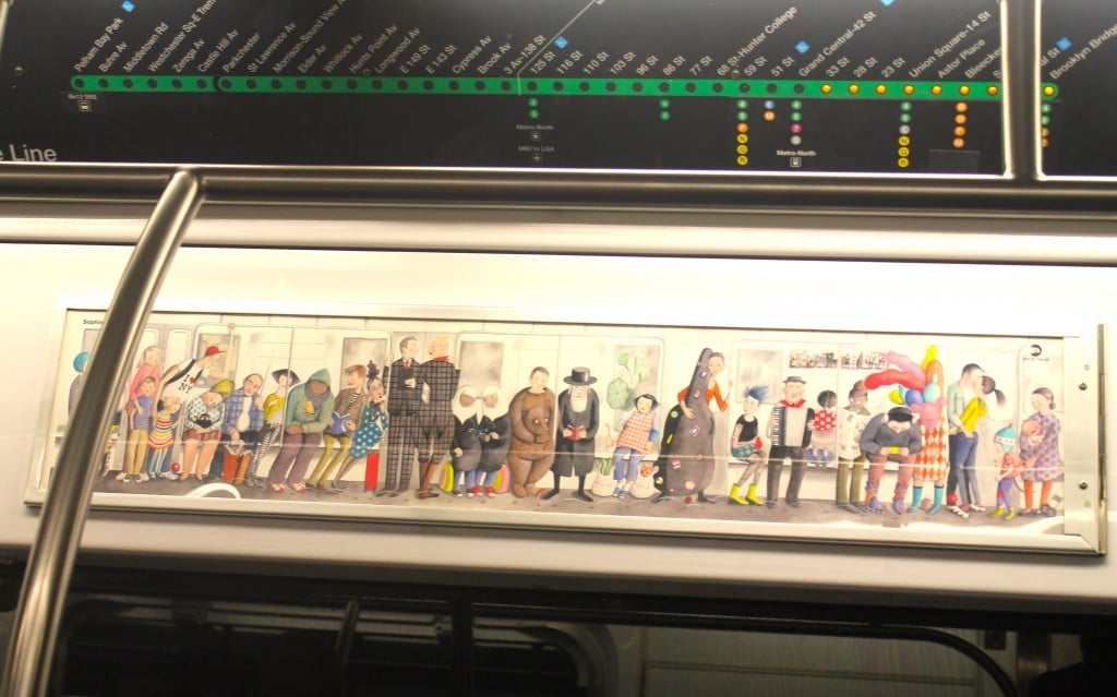Sophie Blackall Missed Connections Poster for the MTA
