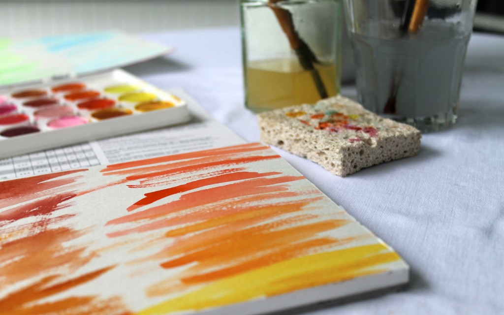 DIY Watercolor gift tags
