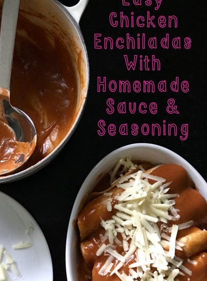 Easy Chicken Enchiladas + Friday Favorites