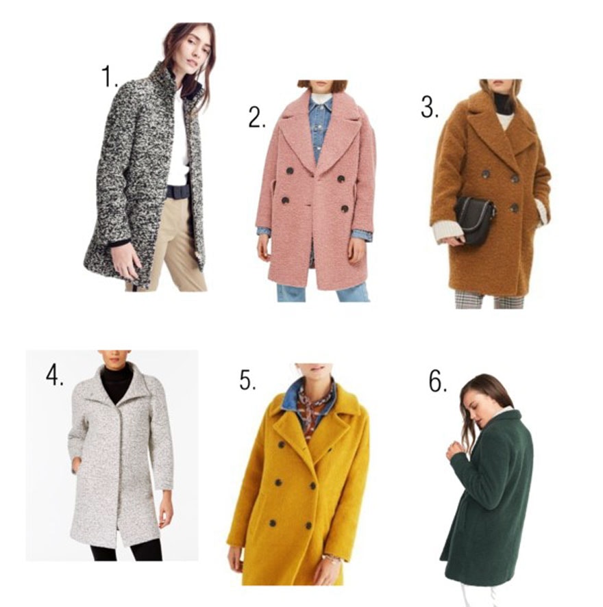 Bouclé coats for Winter