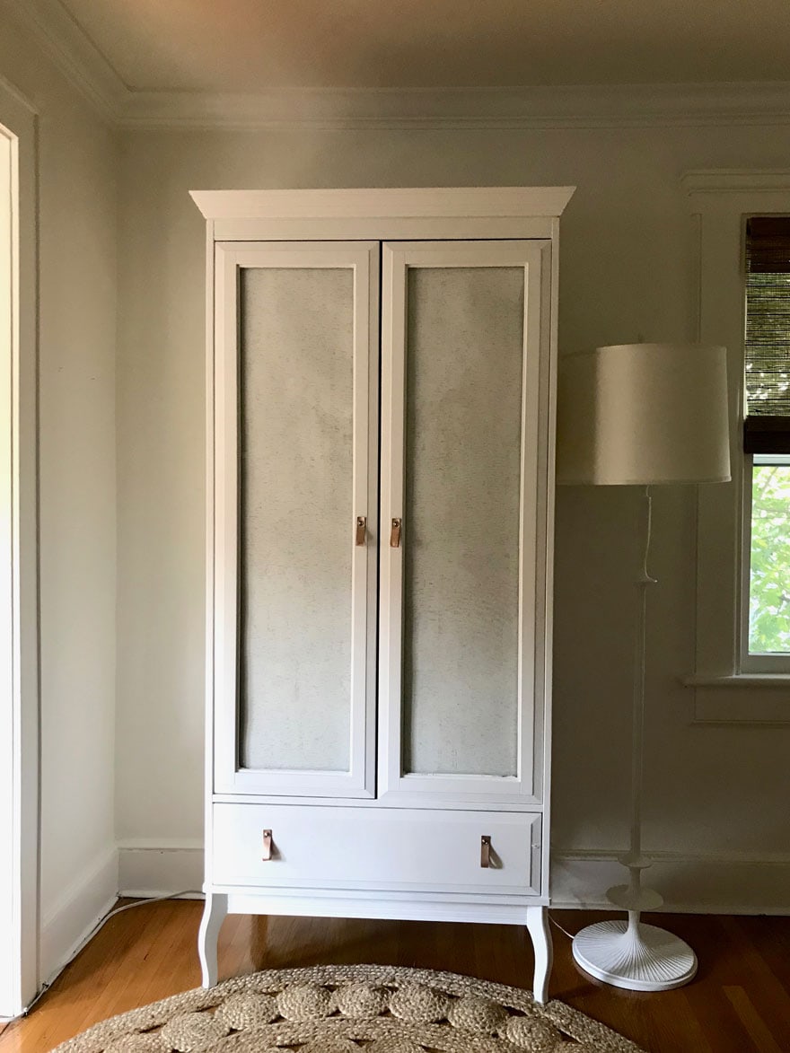 chalk paint wardrobe