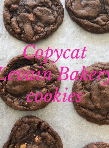 Copycat Levain Dark Chocolate Peanut Butter Cookies