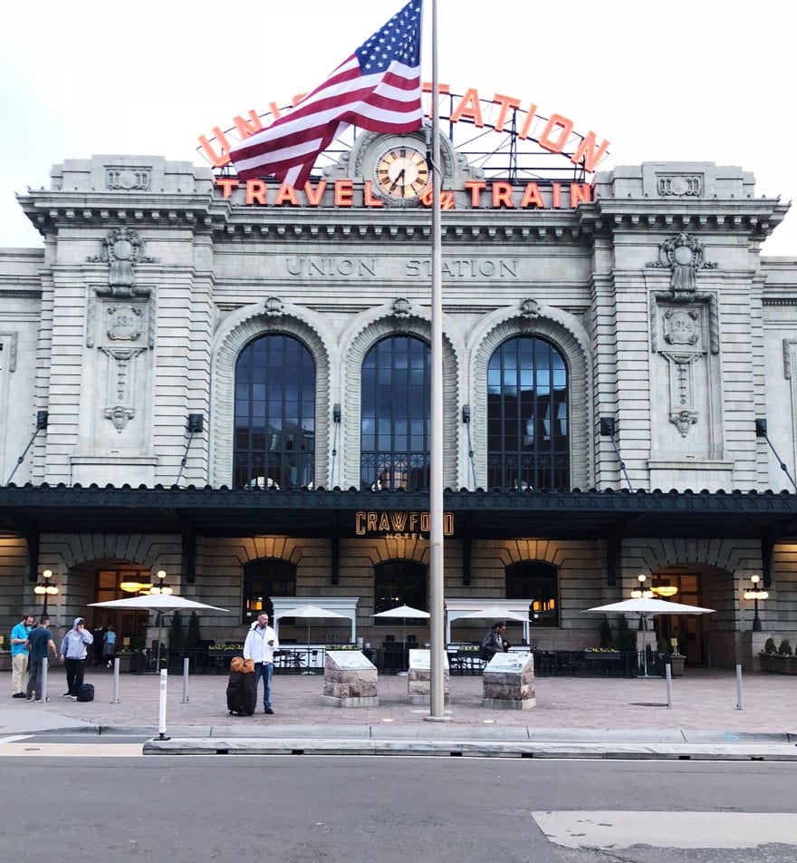 Union Station US Flag