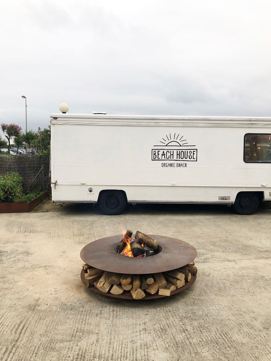 food truck fire pit