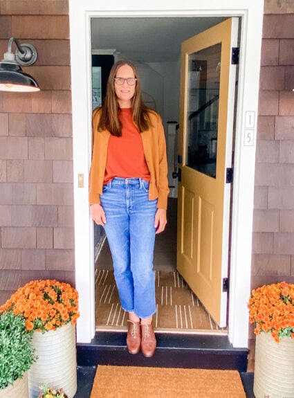 Wearing Fall Colors and other favorite finds
