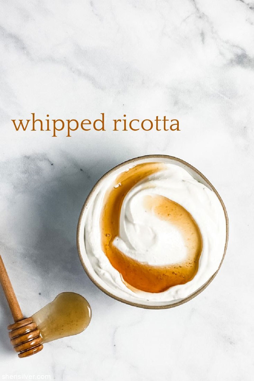 Lifestyle blogger Annie Diamond shares her friend Sheri Silver's recipe for whipped ricotta 