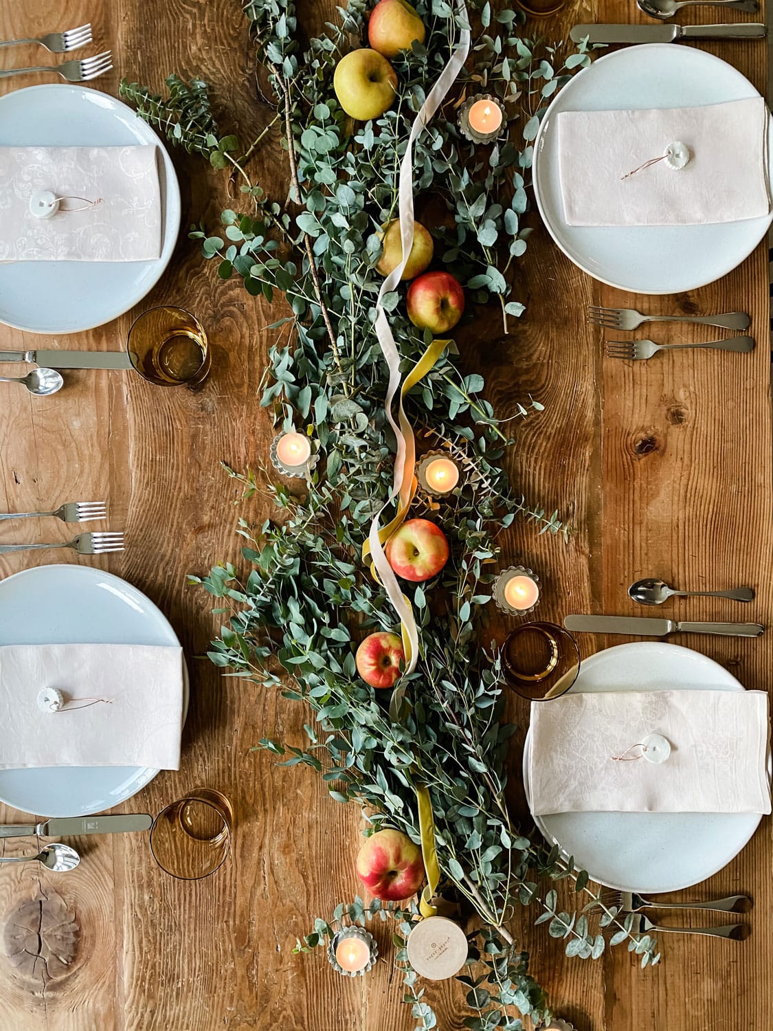 farm table set for 4 with rustic organic tables cape