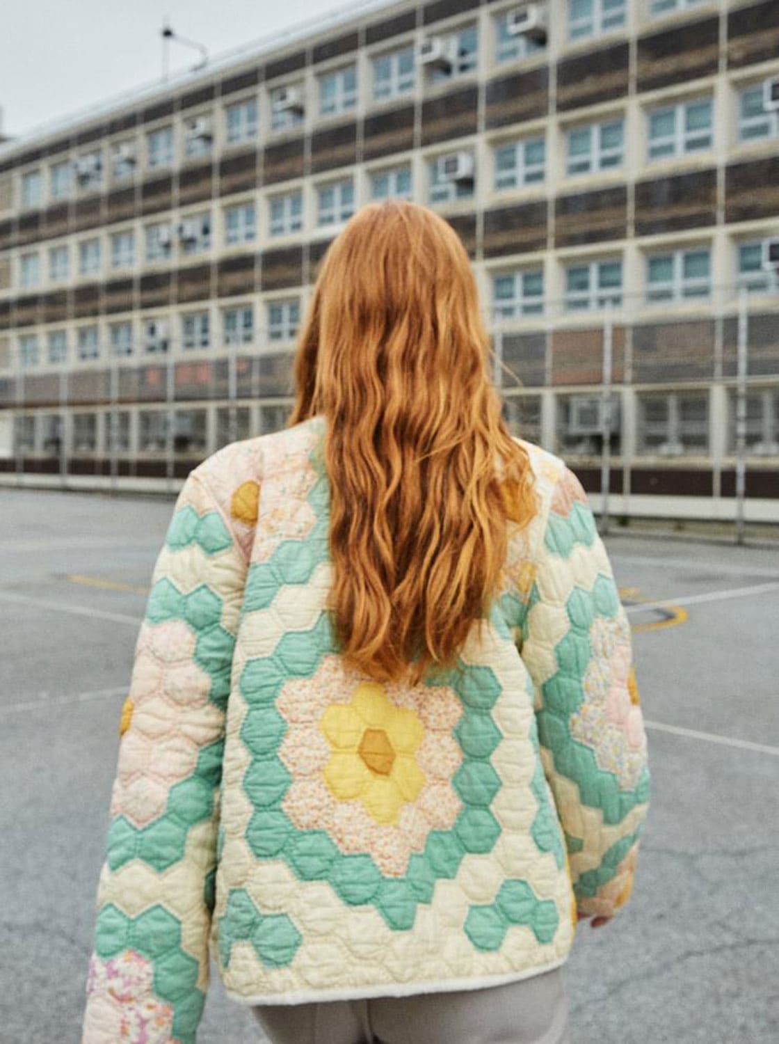 Rework your vintage quilts and make a jacket. This one is by Marvin Ruby.
