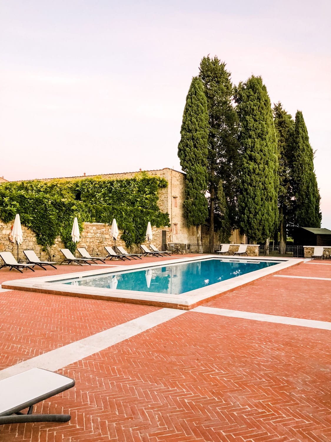 pool in Tuscany resort