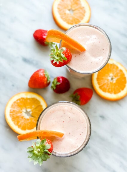 tropical fruit smoothie & other Sunday Favorites