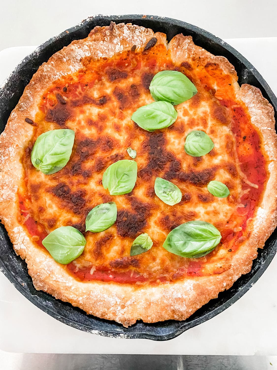 Easy Cast Iron Skillet Pizza {Video} -Butter Your Biscuit