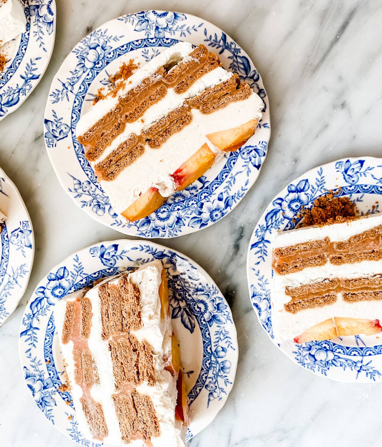 Peaches & Cream Icebox Cake