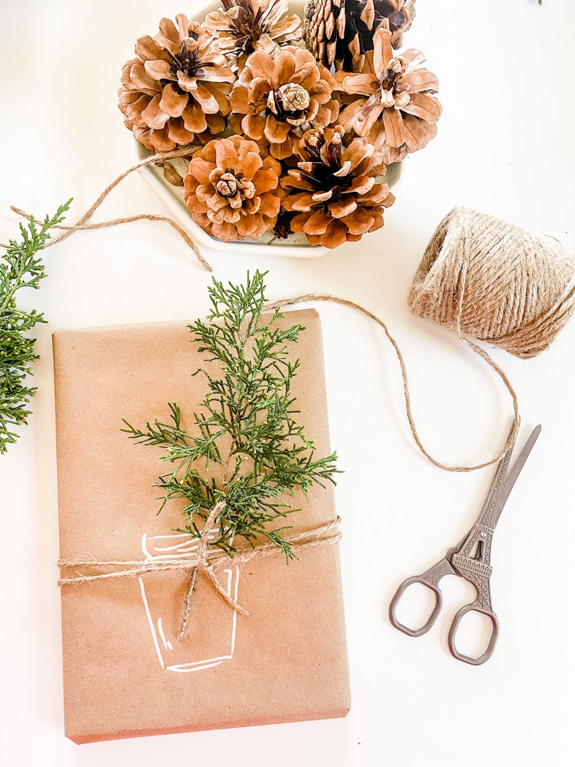 Brown Paper Gift Wrapping 