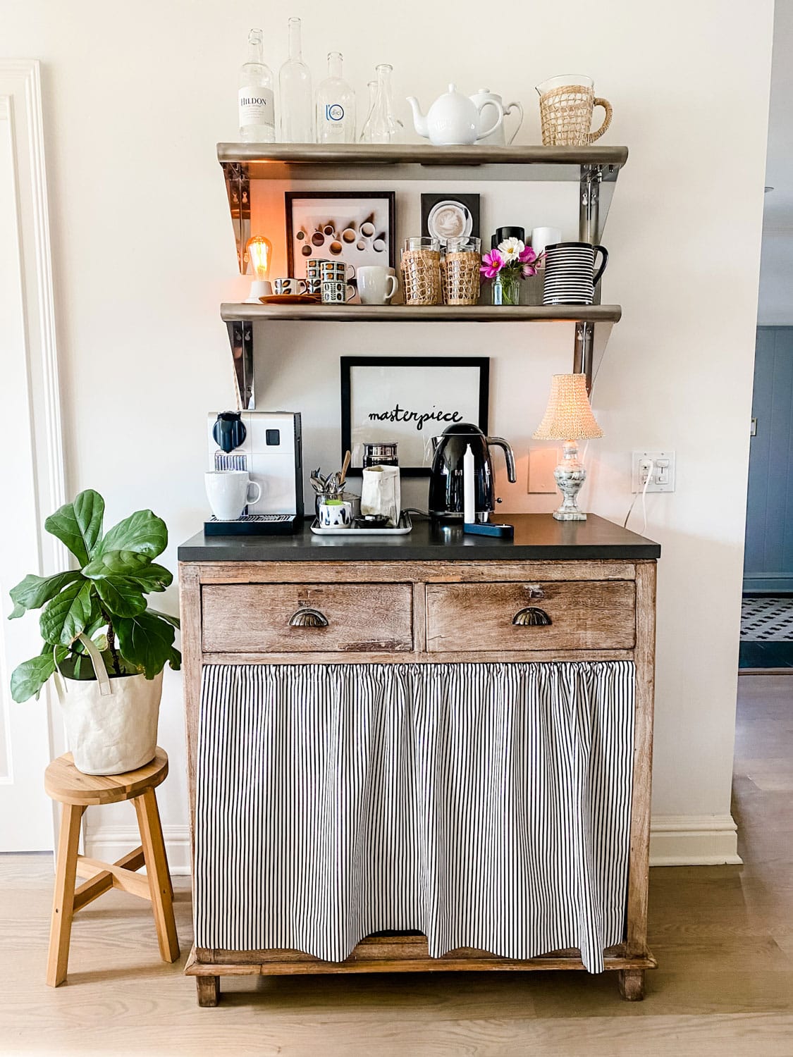 How to Set Up a Functional Kitchen Coffee Station (& Save Serious Space!) -  The Homes I Have Made