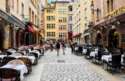 Cobblestone Streets of Old Lyon