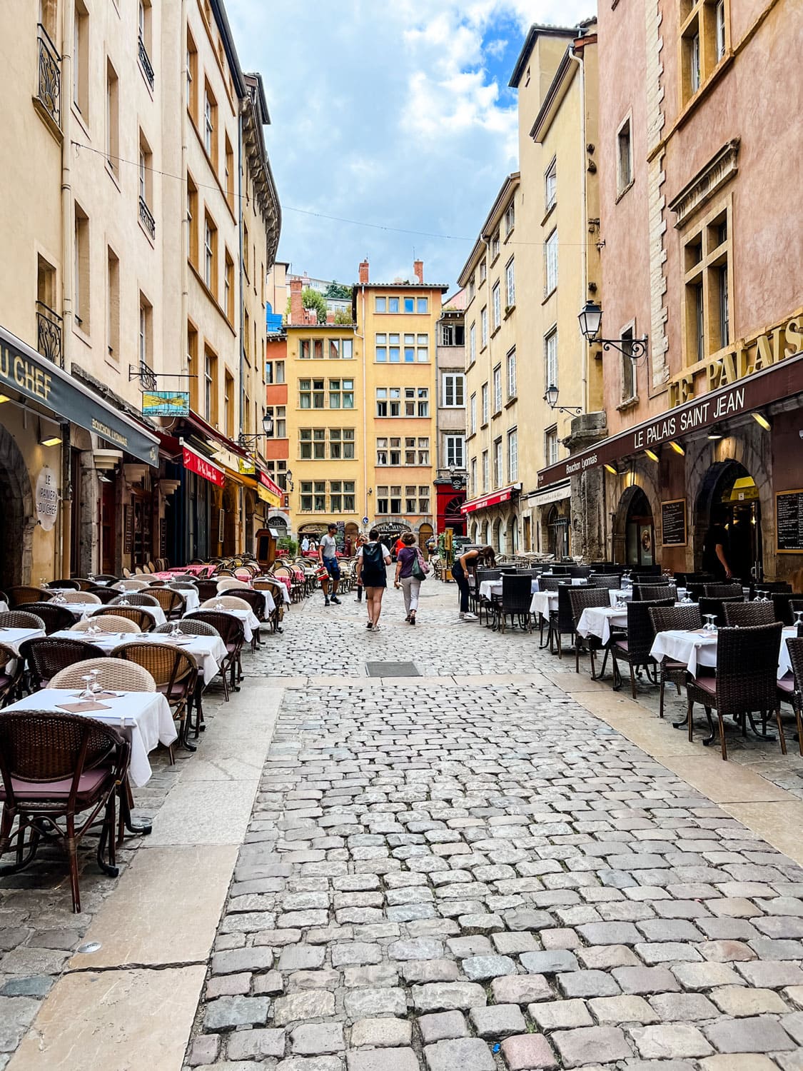 Cobblestone Streets of Old Lyon