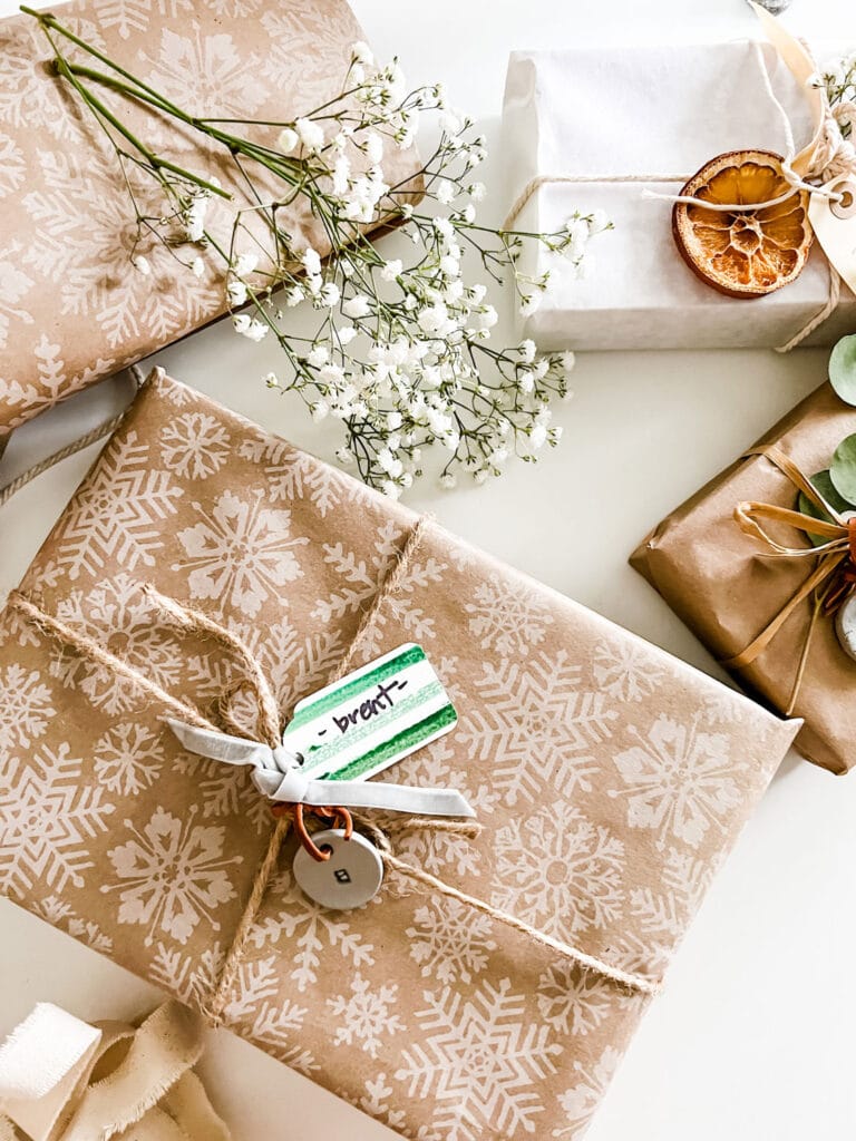 All natural gift wrap