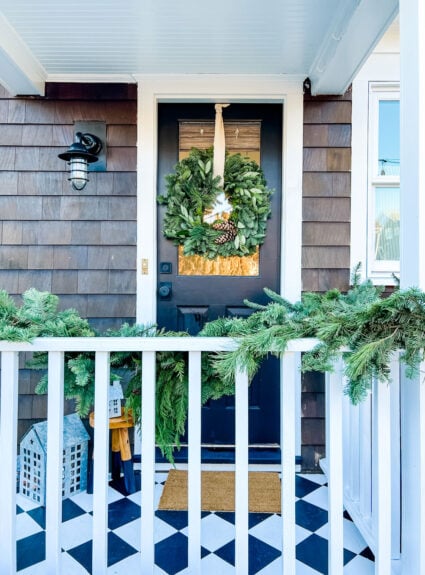 How to Decorate a Small Porch for Christmas