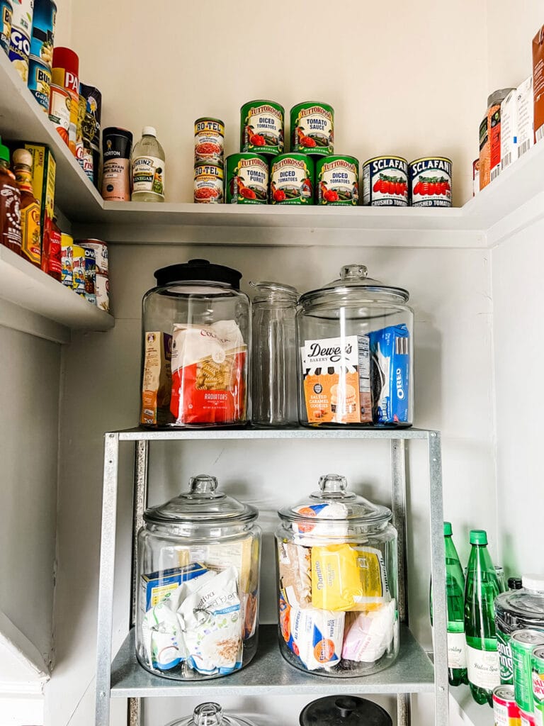 How to create a beautiful pantry in a small space with Ikea Shelves