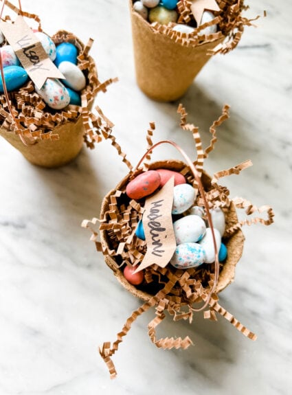 Mini Easter Basket Treat Cups