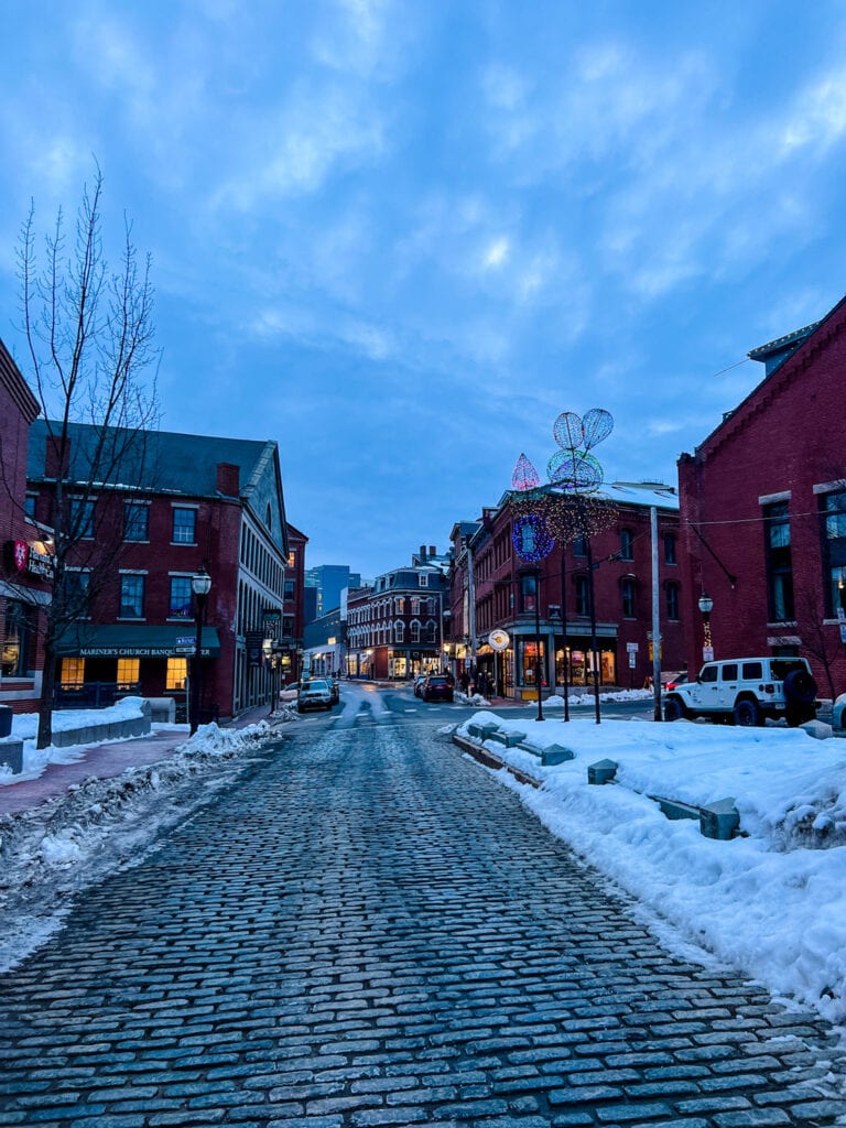 Portland, ME at Dusk