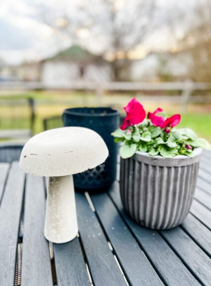 How to Make Easy Concrete  Mushrooms