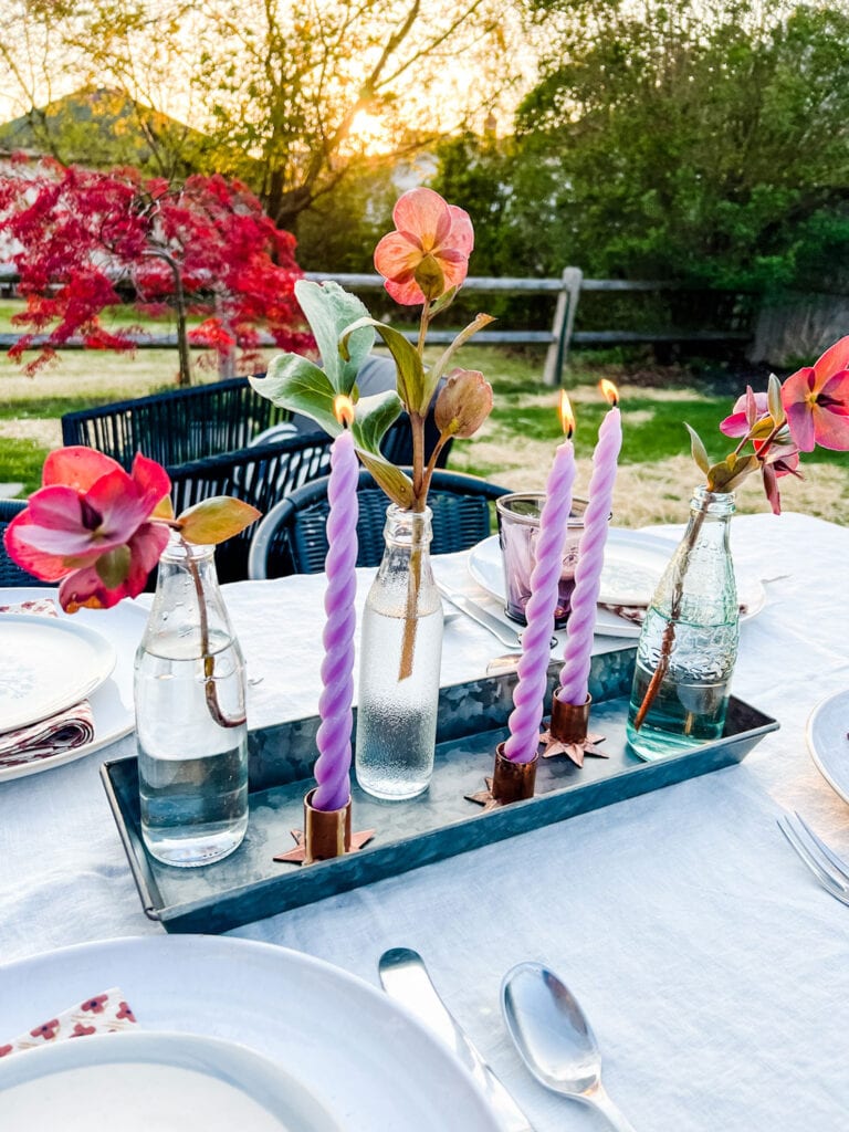 How to Set an Eclectic Table for Mother's Day or any occasion 