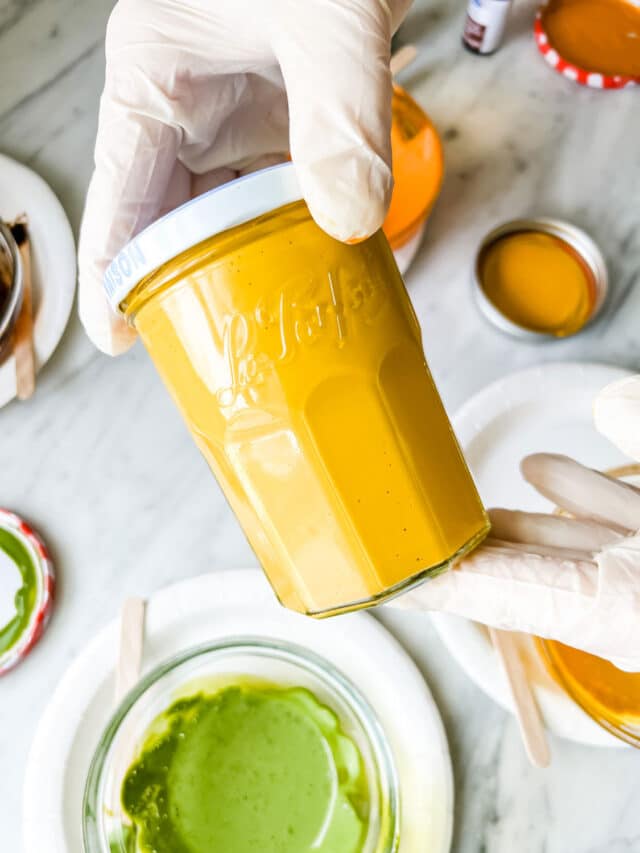 Color Jar How to Make Colored Glass Jars and Get the Vintage Look | Most Lovely ...