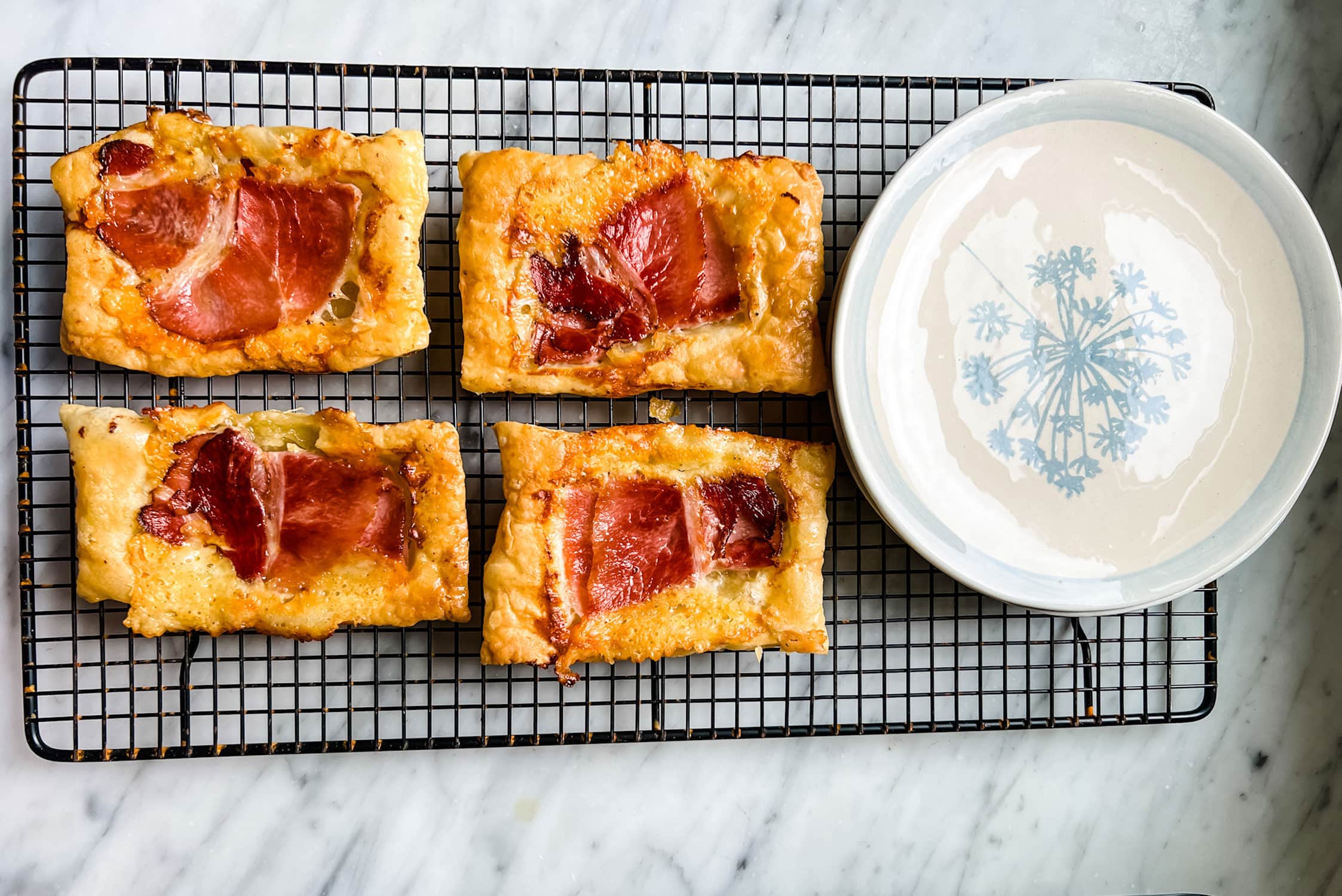 Savory Egg Puffs with Flaky Pastry Sheets