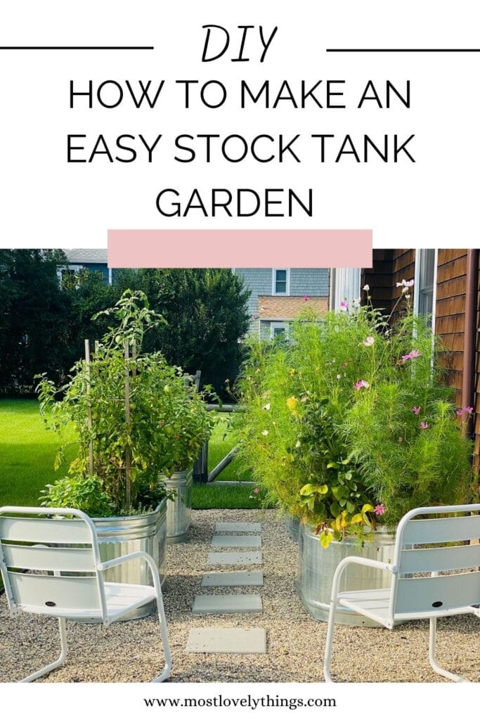 DIY How to Make an Easy Stock Tank Garden