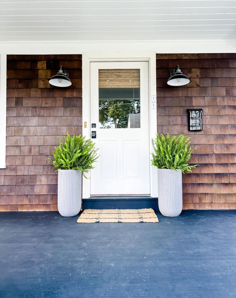 6 Simple Ways to Refresh Your Home For Summer - Ferns in beautiful pots from Terrain