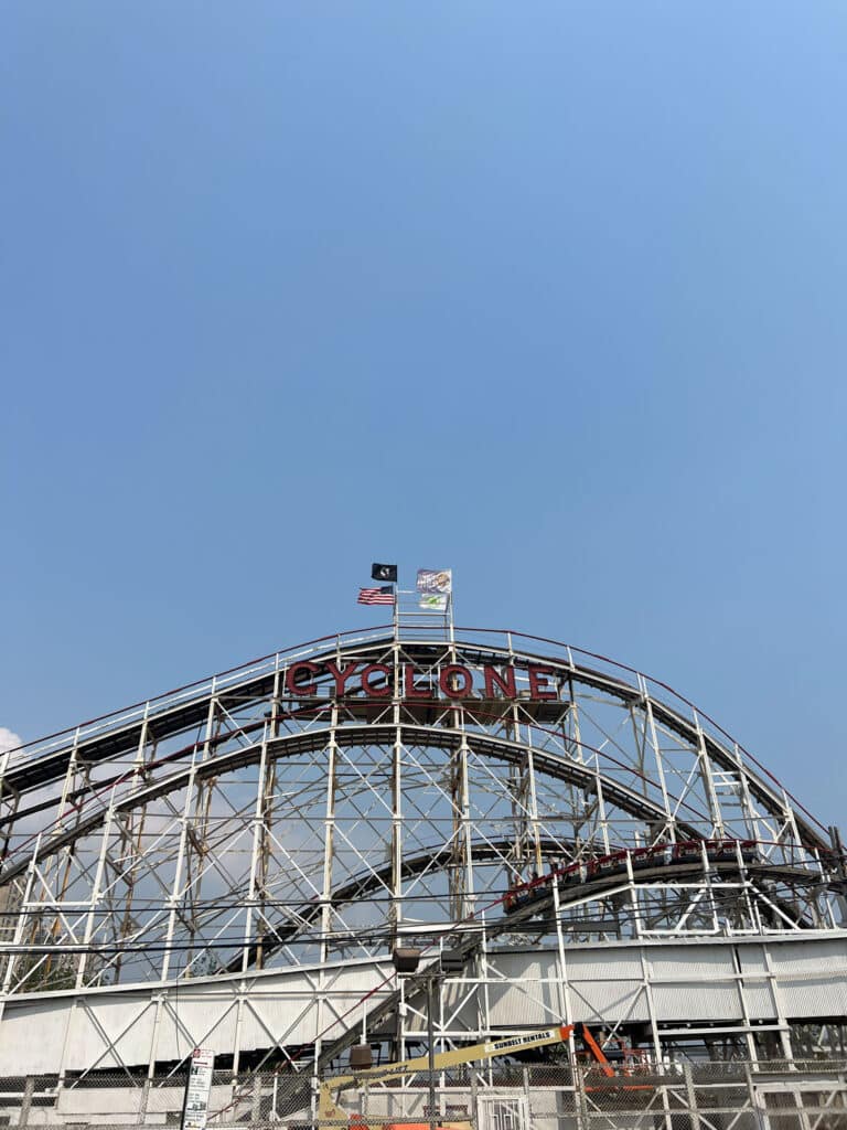 Cyclone sign on roller coaster in Coney Island Why Coney Island, New York City is Worth a Visit
