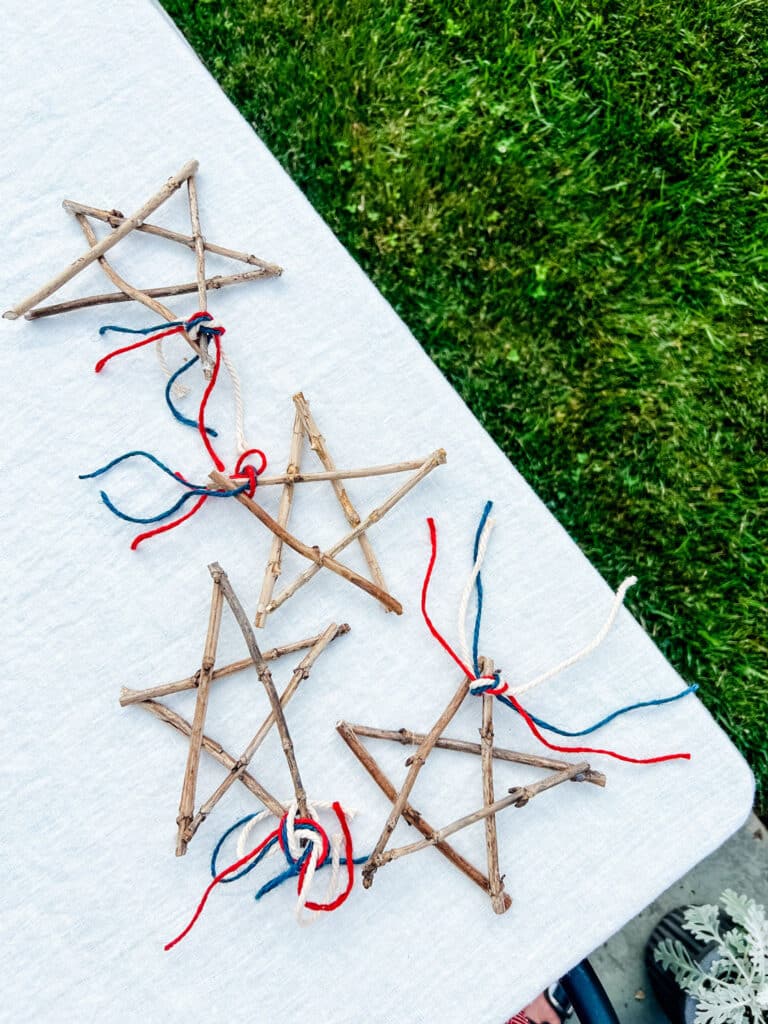 Make Easy DIY Hydrangea Twig Star Decorations