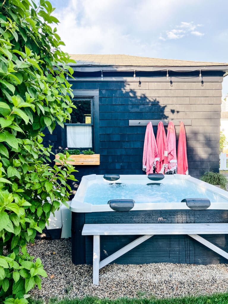 6 Simple Ways to Refresh Your Home For Summer - Get the hot tub ready and have lots of towels