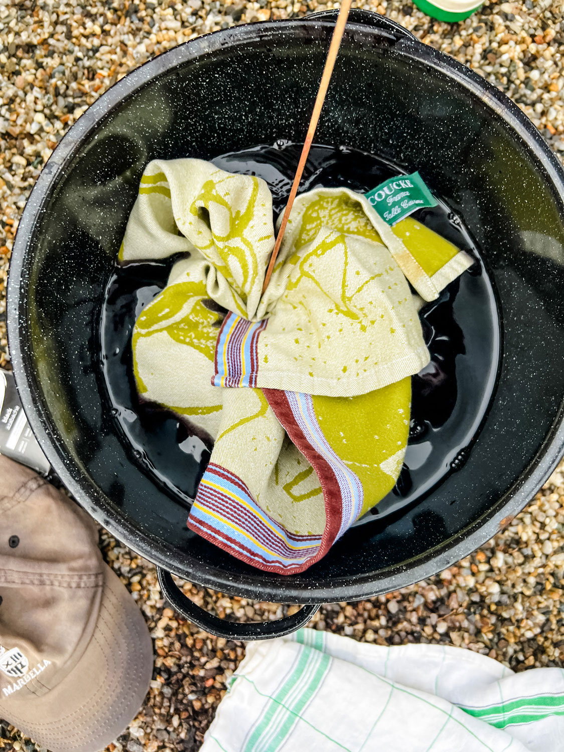 Newbie dye Job: I dyed some faded cream lingerie with navy Rit Dye. The  fabric took to the dye far more than I anticipated! : r/dyeing