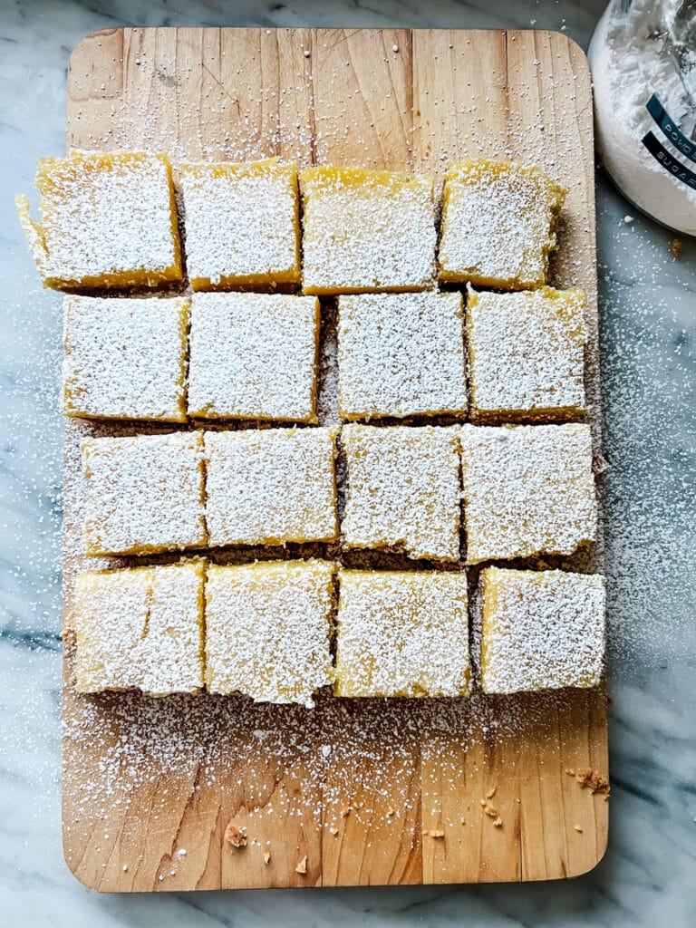 A Twist on the Classic Lemon Bar with an Olive Oil Crust