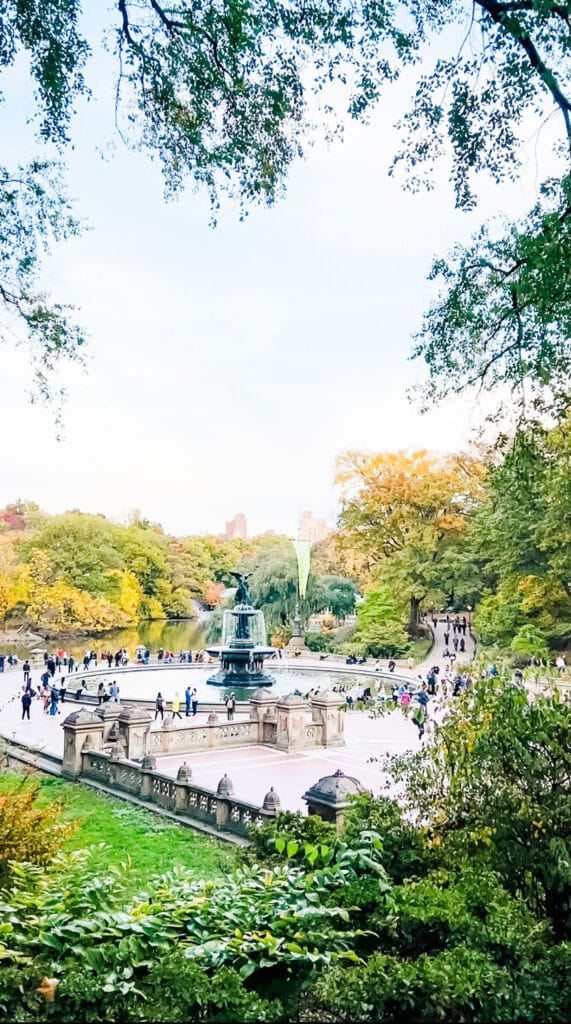 The Bethesda Fountain/Terrace in October in Central Park