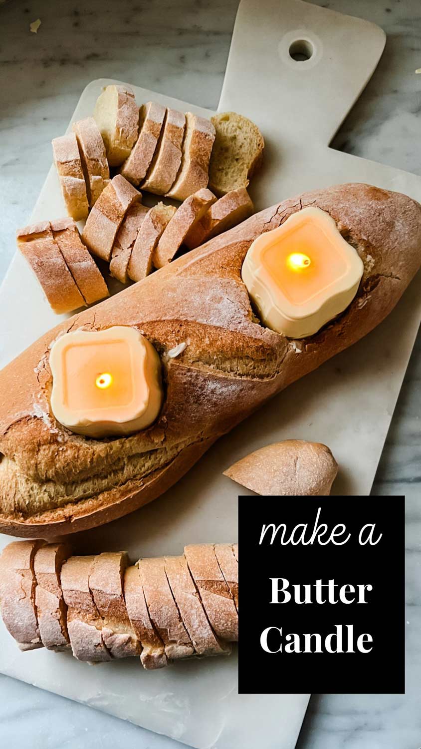 Make a butter candle to up your food game this weekend