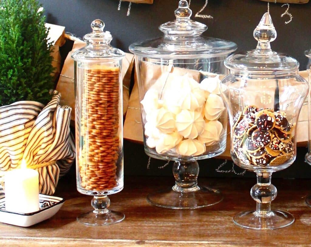  sweets from Trader Joe's in glass jars 