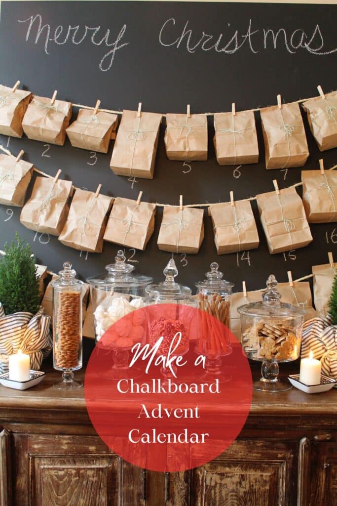 graphic for chalkboard advent calendar