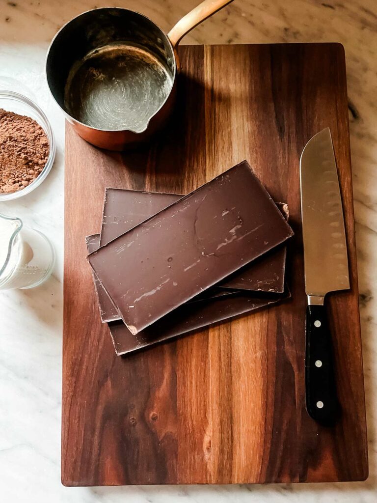 Chocolate bars knife, copper 