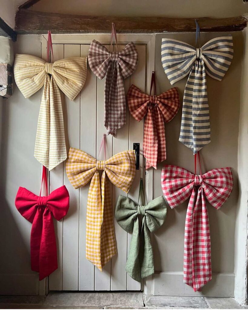 Design Trends For Interiors In 2024 Most Lovely Things   Large Bows Gingham 819x1024 