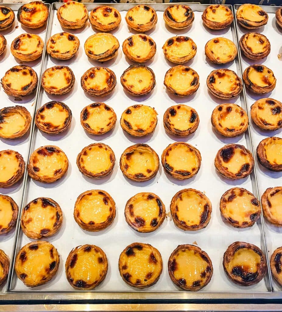 You can find Pateís de Nata on almost every corner in Lisbon, Portugal.