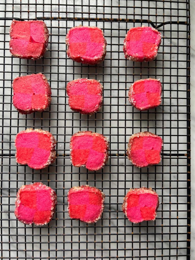 Red & Pink Valentine's Day Shortbread Cookies 