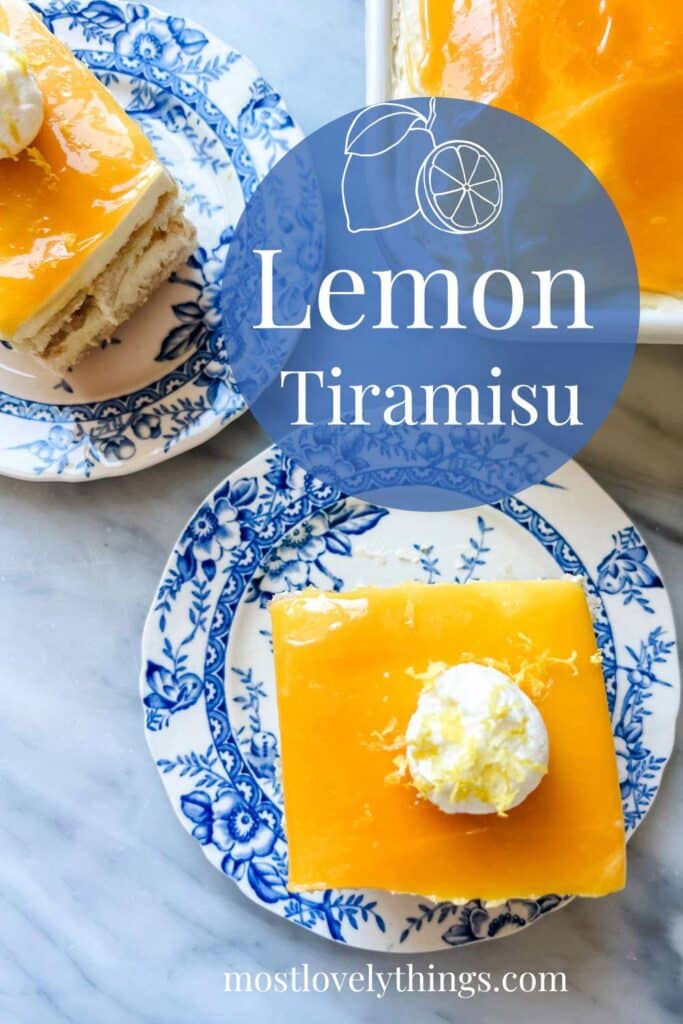 Lemon tiramisu is the perfect light and fresh citrus dessert for any special occasion.