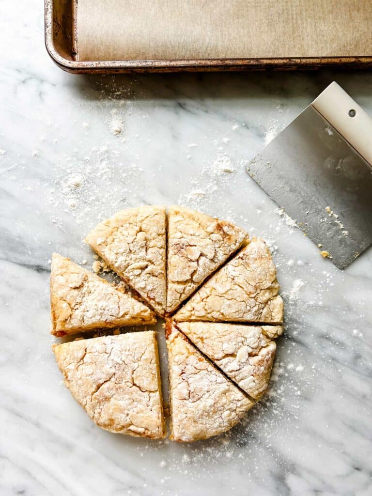 Make these Orange Marmalade Scones with pastry cutter