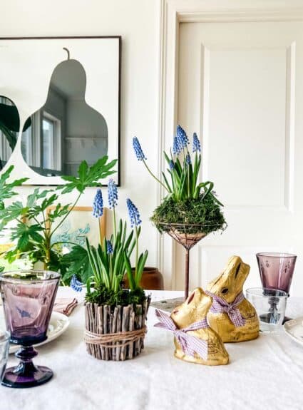Make a Simple Spring Centerpiece for the Table DIY
