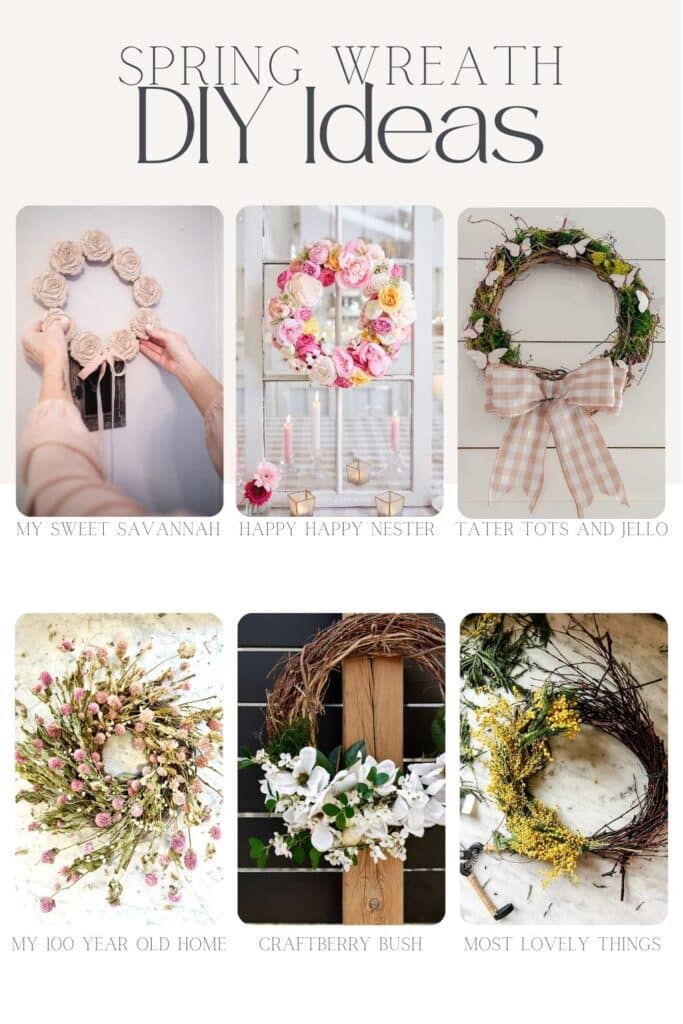 Spring Wreath DIY Ideas