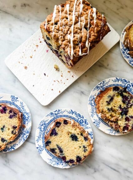 Make a Blueberry Loaf Cake from Scratch 